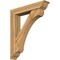 Ekena Millwork Legacy Traditional Rough Sawn Bracket w/ Offset Brace, Western Red Cedar, 8"W x 42"D x 48"H BKT0806X42X48LEC01RWR - alternate 1